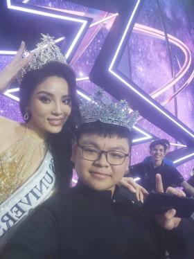 Nam sinh 13 tuổi đứng sau thiết kế vương miện Miss Universe Vietnam 2024  第2张