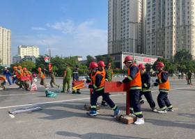 Sôi nổi Hội thao phòng cháy và chữa cháy quận Hà Đông