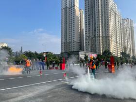 Sôi nổi Hội thao phòng cháy và chữa cháy quận Hà Đông