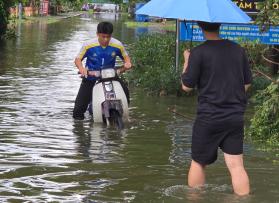 Ban Chỉ huy Phòng chống thiên tai Hà Nội lệnh báo động lũ cấp 3 tại sông Cà Lồ