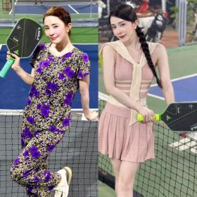 Quỳnh Nga nói gì khi mặc bộ đồ &quot;bà thím&quot; 99.000 đồng đi chơi pickleball?  第1张