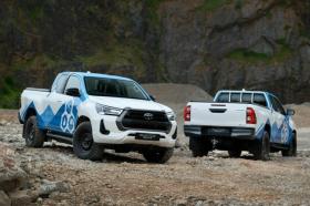  Toyota Hilux dùng pin nhiên liệu hydro đi được 600 km mỗi lần nạp 