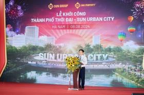 Sun Group khởi công dự án Sun Urban City quy mô 35.000 tỷ đồng tại Hà Nam