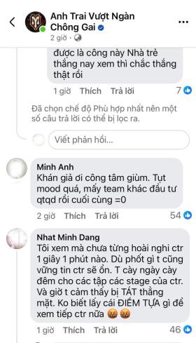  Khán giả bất bình với show Anh trai 