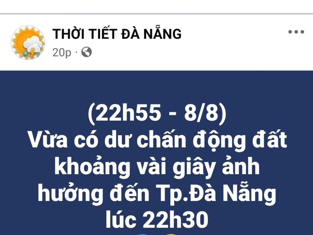  Động đất ở Kon Tum, người dân Đà Nẵng nghe rõ nền nhà rung bần bật 第2张