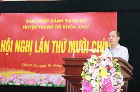 Huyện Thanh Trì: phấn đấu hoàn thành cao nhất các mục tiêu, kế hoạch năm 2024