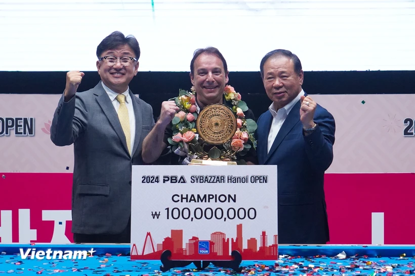  &quot;Phù thủy Carom&quot; Daniel Sanchez vô địch Giải PBA LPBA SY Bazzar Hà Nội Open 2024 