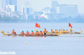 Hấp dẫn, kịch tính Giải Bơi chải thuyền rồng Hà Nội mở rộng năm 2024  第13张