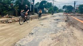 Quảng Nam: dự án hàng trăm tỷ thi công ì ạch, mất an toàn giao thông