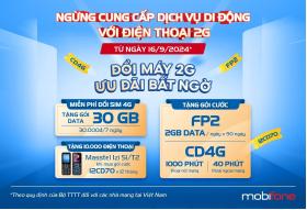 MobiFone tung thêm ưu đãi cho khách hàng đổi máy 2G lên 4G